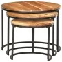 Stackable tables 3 units solid acacia wood by vidaXL, Coffee table - Ref: Foro24-286185, Price: 98,20 €, Discount: %