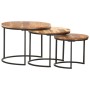 Stackable tables 3 units solid acacia wood by vidaXL, Coffee table - Ref: Foro24-286185, Price: 99,09 €, Discount: %