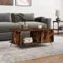 Couchtisch aus geräuchertem Eichensperrholz, 90 x 50 x 40 cm von vidaXL, Couchtisch - Ref: Foro24-829465, Preis: 45,10 €, Rab...