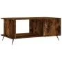 Couchtisch aus geräuchertem Eichensperrholz, 90 x 50 x 40 cm von vidaXL, Couchtisch - Ref: Foro24-829465, Preis: 45,10 €, Rab...