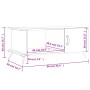 Couchtisch aus geräuchertem Eichensperrholz, 90 x 50 x 40 cm von vidaXL, Couchtisch - Ref: Foro24-829465, Preis: 45,51 €, Rab...