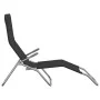 Folding lounger 2 pcs textilene steel with black coating by vidaXL, Loungers - Ref: Foro24-360172, Price: 167,46 €, Discount: %