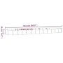 Pflanzgefäß Blumenbeet Stahl Pulverbeschichtung silber 523x140x36 cm von vidaXL, Töpfe und Pflanzgefäße - Ref: Foro24-319047,...