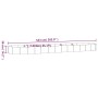 Pflanzgefäß Blumenbeet Stahl Pulverbeschichtung silber 523x140x36 cm von vidaXL, Töpfe und Pflanzgefäße - Ref: Foro24-319047,...