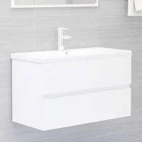 White engineered wood sink cabinet by vidaXL, bathroom vanities - Ref: Foro24-3071549, Price: 190,79 €, Discount: %