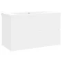 Weißer Waschbeckenunterschrank aus Holzwerkstoff von vidaXL, Badezimmerwaschtische - Ref: Foro24-3071549, Preis: 194,08 €, Ra...
