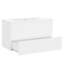 Weißer Waschbeckenunterschrank aus Holzwerkstoff von vidaXL, Badezimmerwaschtische - Ref: Foro24-3071549, Preis: 194,41 €, Ra...
