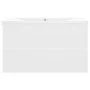 Weißer Waschbeckenunterschrank aus Holzwerkstoff von vidaXL, Badezimmerwaschtische - Ref: Foro24-3071549, Preis: 194,08 €, Ra...
