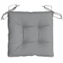 Cojines de silla de jardín 4 uds tela gris 40x40x7 cm de vidaXL, Cojines para sillas y sofás - Ref: Foro24-314864, Precio: 24...