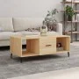 Mesa de centro madera contrachapada roble Sonoma 102x50x40 cm de vidaXL, Mesas de centro - Ref: Foro24-829319, Precio: 49,94 ...