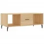 Mesa de centro madera contrachapada roble Sonoma 102x50x40 cm de vidaXL, Mesas de centro - Ref: Foro24-829319, Precio: 49,94 ...