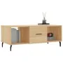 Mesa de centro madera contrachapada roble Sonoma 102x50x40 cm de vidaXL, Mesas de centro - Ref: Foro24-829319, Precio: 49,94 ...