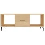 Mesa de centro madera contrachapada roble Sonoma 102x50x40 cm de vidaXL, Mesas de centro - Ref: Foro24-829319, Precio: 49,94 ...