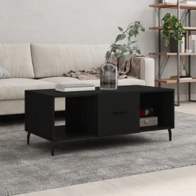 Couchtisch aus schwarzem Sperrholz, 102 x 50 x 40 cm von vidaXL, Couchtisch - Ref: Foro24-829317, Preis: 50,69 €, Rabatt: %