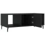 Mesa de centro madera contrachapada negro 102x50x40 cm de vidaXL, Mesas de centro - Ref: Foro24-829317, Precio: 50,69 €, Desc...