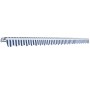 Manually operated folding awning 500 cm blue and white by vidaXL, Awnings - Ref: Foro24-275566, Price: 419,70 €, Discount: %
