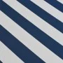 Manually operated folding awning 500 cm blue and white by vidaXL, Awnings - Ref: Foro24-275566, Price: 391,45 €, Discount: %