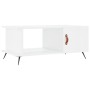Couchtisch aus glänzend weißem Sperrholz, 90 x 50 x 40 cm von vidaXL, Couchtisch - Ref: Foro24-829462, Preis: 46,14 €, Rabatt: %