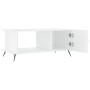 Couchtisch aus glänzend weißem Sperrholz, 90 x 50 x 40 cm von vidaXL, Couchtisch - Ref: Foro24-829462, Preis: 46,14 €, Rabatt: %
