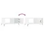 Couchtisch aus glänzend weißem Sperrholz, 90 x 50 x 40 cm von vidaXL, Couchtisch - Ref: Foro24-829462, Preis: 45,79 €, Rabatt: %