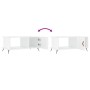Glossy white plywood coffee table 90x50x40 cm by vidaXL, Coffee table - Ref: Foro24-829462, Price: 46,09 €, Discount: %