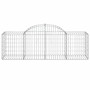Gabionenkörbe 40 Stück bogenförmiges Eisen 200x50x60/80 cm von vidaXL, Töpfe und Pflanzgefäße - Ref: Foro24-3146296, Preis: 2...