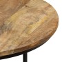 Stapelbare Tische 2 Einheiten aus rauem Mangoholz von vidaXL, Couchtisch - Ref: Foro24-337999, Preis: 86,32 €, Rabatt: %