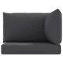 Cojines para palets 3 unidades tela Oxford gris antracita by vidaXL, Cushions for chairs and sofas - Ref: Foro24-315064, Pric...
