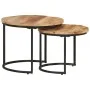 Stackable tables 2 units rough mango wood by vidaXL, Coffee table - Ref: Foro24-337999, Price: 85,28 €, Discount: %