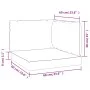 Cojines para palets 3 unidades tela Oxford gris antracita by vidaXL, Cushions for chairs and sofas - Ref: Foro24-315064, Pric...
