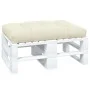 Cream fabric pallet sofa cushion 120x80x12 cm by vidaXL, Cushions for chairs and sofas - Ref: Foro24-314414, Price: 41,37 €, ...