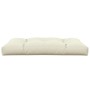 Cremefarbenes Paletten-Sofakissen aus Stoff, 120 x 80 x 12 cm von vidaXL, Kissen für Stühle und Sofas - Ref: Foro24-314414, P...