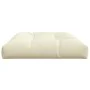 Cream fabric pallet sofa cushion 120x80x12 cm by vidaXL, Cushions for chairs and sofas - Ref: Foro24-314414, Price: 41,37 €, ...