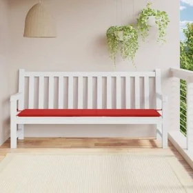 Garden bench cushion Oxford fabric red 200x50x3 cm by vidaXL, Cushions for chairs and sofas - Ref: Foro24-47610, Price: 25,53...