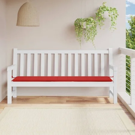 Gartenbankauflage Oxford-Stoff rot 200x50x3 cm von vidaXL, Kissen für Stühle und Sofas - Ref: Foro24-47610, Preis: 25,77 €, R...