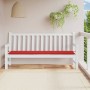 Cojín de banco de jardín tela Oxford rojo 200x50x3 cm de vidaXL, Cojines para sillas y sofás - Ref: Foro24-47610, Precio: 24,...