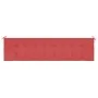 Cojín de banco de jardín tela Oxford rojo 200x50x3 cm de vidaXL, Cojines para sillas y sofás - Ref: Foro24-47610, Precio: 25,...