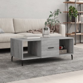 Sonoma-Couchtisch aus grauem Sperrholz, 102 x 50 x 40 cm von vidaXL, Couchtisch - Ref: Foro24-829322, Preis: 54,40 €, Rabatt: %