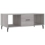 Mesa de centro madera contrachapada gris Sonoma 102x50x40 cm de vidaXL, Mesas de centro - Ref: Foro24-829322, Precio: 54,34 €...