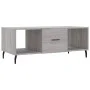Mesa de centro madera contrachapada gris Sonoma 102x50x40 cm de vidaXL, Mesas de centro - Ref: Foro24-829322, Precio: 53,92 €...