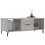 Mesa de centro madera contrachapada gris Sonoma 102x50x40 cm de vidaXL, Mesas de centro - Ref: Foro24-829322, Precio: 54,34 €...
