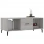 Mesa de centro madera contrachapada gris Sonoma 102x50x40 cm de vidaXL, Mesas de centro - Ref: Foro24-829322, Precio: 53,92 €...