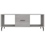Mesa de centro madera contrachapada gris Sonoma 102x50x40 cm de vidaXL, Mesas de centro - Ref: Foro24-829322, Precio: 54,34 €...