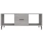 Mesa de centro madera contrachapada gris Sonoma 102x50x40 cm de vidaXL, Mesas de centro - Ref: Foro24-829322, Precio: 53,92 €...