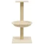 Cat scratching post with cream sisal post 74 cm by vidaXL, Cat furniture - Ref: Foro24-171588, Price: 30,31 €, Discount: %