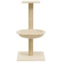 Katzenkratzbaum mit cremefarbenem Sisalstamm 74 cm von vidaXL, Katzenmöbel - Ref: Foro24-171588, Preis: 28,36 €, Rabatt: %