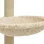 Cat scratching post with cream sisal post 74 cm by vidaXL, Cat furniture - Ref: Foro24-171588, Price: 30,31 €, Discount: %