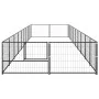 Stahlzwinger 18 m² schwarz von vidaXL, Hundehütten und Zäune - Ref: Foro24-3082116, Preis: 379,48 €, Rabatt: %
