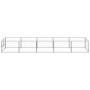 Silberner Zwinger 5 m² aus Stahl von vidaXL, Hundehütten und Zäune - Ref: Foro24-3082103, Preis: 199,06 €, Rabatt: %