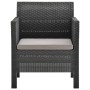 Garden furniture set 4 pieces anthracite gray PP rattan cushions by vidaXL, Garden sets - Ref: Foro24-3067235, Price: 525,08 ...